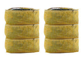 गैलरी व्यूवर में इमेज लोड करें, JaipurCrafts 6 Pieces Non Woven Saree Cover Set, Gold (45 x 32 x 22 cm)