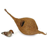 Load image into Gallery viewer, Webelkart Webelkat Designer Premium Hanging Coir Bird Nest for Small Birds Balcony Cage and Garden (Beige)