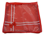 Load image into Gallery viewer, JaipurCrafts 12 Pcs Non Woven Fabric Saree Cover, 3 Sarees, Gift Set, Maroon