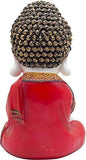 Load image into Gallery viewer, JaipurCrafts Premium Child Monk Showpiece - 20.00 cm (Polyresin, Golden, Red)- for Home Decor| Office Decor| Valentines Day Gifts | Diwali Decor| Vaastu Decor| Fengshui