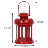 गैलरी व्यूवर में इमेज लोड करें, WebelKart Premium Tealight Candle Hanging Lanterns, Hanging Tealight Holder- Red