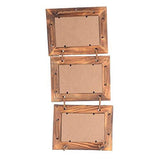 Load image into Gallery viewer, JaipurCrafts Designer Graceful Drop Wooden Collage Frame Set (Brown, Set of 3)