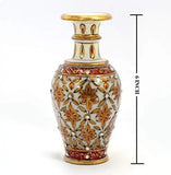गैलरी व्यूवर में इमेज लोड करें, JaipurCrafts Marble Flower Vase (10.2 X 10.2 X 15.2 cm, Multicolour)