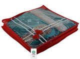 गैलरी व्यूवर में इमेज लोड करें, JaipurCrafts Non Woven Fabric Saree Cover, 3 Sarees,Wedding Gift Set/Saree Storage Bag, Red-Pack Of 18