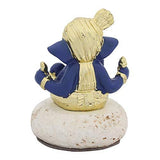 Load image into Gallery viewer, Webelkart Gold Plated Lord Ganesha for Car Dashboard Statue Ganpati Figurine God of Luck &amp; Success Diwali Gifts Home Decor (Size: 3.00 x 2.00 inches)