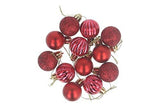 Load image into Gallery viewer, WebelKart 12 pcs Christmas Tree Decorations Set (Assorted Balls) Medium Size