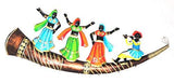 Load image into Gallery viewer, JaipurCrafts Rajasthani Folk Dance Scene Wrought Iron Wall Hanging with LED Lights (121 cm x 3 cm x 46 cm)- Very Big Size