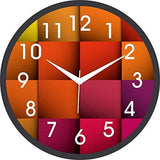 गैलरी व्यूवर में इमेज लोड करें, JaipurCrafts Plastic Wall Clock (Black_2 Inch X 12 Inch X 12 Inch)
