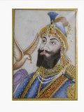 गैलरी व्यूवर में इमेज लोड करें, JaipurCrafts Guru GovindSingh Ji Marble Painting Showpiece - 17.78 cm (Stoneware, Multicolor)