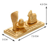Load image into Gallery viewer, Webelkart Premium Gold Plated Shiv Parivar with Shivling and Shri Nandi