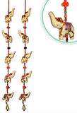 गैलरी व्यूवर में इमेज लोड करें, JaipurCrafts Handcrafted Rajasthani Colored Bells Design Wall Hanging Decorative Showpiece - 39 Inch (Wood)- Pack of 2