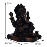 गैलरी व्यूवर में इमेज लोड करें, Webelkart Marble Antique Lord Ganesha Idol,God of Luck &amp; Success Diwali Gifts Home Decor (Size: 3.00&quot;)