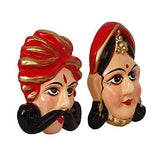 Load image into Gallery viewer, JaipurCrafts Premium Handmade Royal Rajasthani Desi Couple Designer Fridge Magnet- 3 Inch (Multi Color) Pack of 2