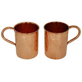 Load image into Gallery viewer, JaipurCrafts Copper Tumbler Glass Set (JaipurCrafts02096)