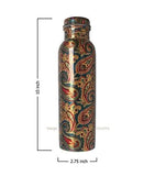 Load image into Gallery viewer, JaipurCrafts Copper Bottle, 1L, Set of 1