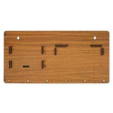 गैलरी व्यूवर में इमेज लोड करें, Webelkart Home Side Shelf-Brown Wall Wooden Shelf, Keyholder (with 6 Keys Hooks)