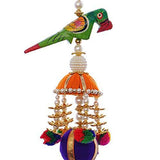 Load image into Gallery viewer, Webelkart Premium Designer Rajasthani Parrot Wall Hanging for Wall, Door, Diwali Decor- Pack of 2 (14 Inch)