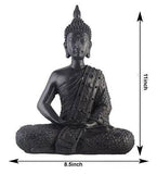 Load image into Gallery viewer, JaipurCrafts Premium Black Collection Lord Gautam Buddha Showpiece (11 INCH)