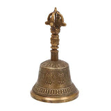 गैलरी व्यूवर में इमेज लोड करें, WebelKart Ashtadhatu Tibetan Om Bell Fengshui Vastu Meditation Space Healing Spiritual Handicraft Product for Home, Office &amp; Temple- 8 in-1 Piece