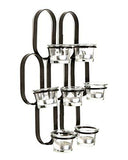 Load image into Gallery viewer, JaipurCrafts Iron Antique Wall Sconce With Cup Candle Holders And Tealight Candles
