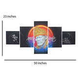 गैलरी व्यूवर में इमेज लोड करें, JaipurCrafts Multieffect UV Textured Panel Painting (Synthetic, 60 cm x 125 cm x 1 cm, Set of 5)