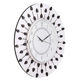 Load image into Gallery viewer, WebelKart Designer Wooden Wall Clock for Home/Living Room/Bedroom/Kitchen- 12 in (with Ajanta Brand Dial)