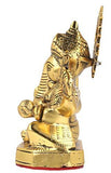 गैलरी व्यूवर में इमेज लोड करें, JaipurCrafts Aluminium Lord Ganesha Statue, 8.00 IN, White, 1 Piece