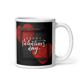 Load image into Gallery viewer, Webelkart®️ Valentine&#39;s Gift Combo of Happy Valentine&#39;s Day Coffee Mug with 1 Golden Rose with Gift Box and 1 Heart Shape Teddy Box Gift for Girlfriend/Boyfriend