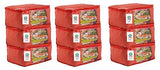 गैलरी व्यूवर में इमेज लोड करें, JaipurCrafts 9 Pieces Quilted Polka Dots Cotton Saree Cover Set, Red (45 x 30 x 20 cm)
