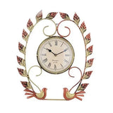 गैलरी व्यूवर में इमेज लोड करें, WebelKart Premium Antique 2 Birds Iron Wall Clock