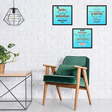 गैलरी व्यूवर में इमेज लोड करें, Webelkart Set of 3 Motivational/Inspirational Photo Frame for Wall, Office, Study Room Decoration Poster Framed, Size - 10 x 10 INCH