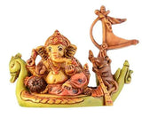 Load image into Gallery viewer, JaipurCrafts Lord Ganesha Sitting On Swan Showpiece