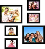 Load image into Gallery viewer, WebelKart Set of 6 Individual Photo Frame- Multiple Size (2 Units of 8x10, 4 Units of 4x6, Black)
