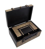 Load image into Gallery viewer, JaipurCrafts Royal Rajasthan Antique Dual Tone Makeup Vanity Multi Purpose Box(Set of Two)