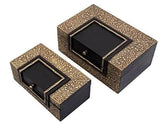 गैलरी व्यूवर में इमेज लोड करें, JaipurCrafts Royal Rajasthan Antique Dual Tone Makeup Vanity Multi Purpose Box(Set of Two)