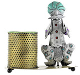 गैलरी व्यूवर में इमेज लोड करें, JaipurCrafts Exclusive Premium Antique Rajasthani Musician Pen Stand Showpiece- 7 in (Iron)