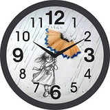 Load image into Gallery viewer, JaipurCrafts Designer Plastic Wall Clock for Home/Living Room/Bedroom/Kitchen- 12 in (with Ajanta Movement)