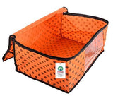 गैलरी व्यूवर में इमेज लोड करें, JaipurCrafts 3 Pieces Polka Dots Non Woven Saree Cover Set, Orange (45 x 35 x 21 cm)