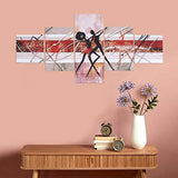 गैलरी व्यूवर में इमेज लोड करें, JaipurCrafts Multieffect UV Textured Panel Painting (Synthetic, 60 cm x 125 cm x 1 cm, Set of 5)