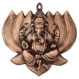 Load image into Gallery viewer, Webelkart Wall Hanging of Lord Ganesha in Lotus Showpiece - 30 cm (Original and Authentic)