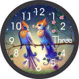 गैलरी व्यूवर में इमेज लोड करें, JaipurCrafts Designer Plastic Wall Clock for Home/Living Room/Bedroom/Kitchen- 12 in (with Ajanta Movement)