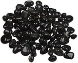 Load image into Gallery viewer, JaipurCrafts Pebbles Glossy Home Decorative Vase Fillers Black Stone- 500 gm
