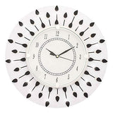 Load image into Gallery viewer, WebelKart Designer Wooden Wall Clock for Home/Living Room/Bedroom/Kitchen- 12 in (with Ajanta Brand Dial)