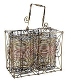 Load image into Gallery viewer, JaipurCrafts Decorative Premium Golden Wires Bottle Holder (9 in x 9 in)