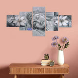 गैलरी व्यूवर में इमेज लोड करें, JaipurCrafts Multieffect UV Textured Panel Painting (Synthetic, 60 cm x 125 cm x 1 cm, Set of 5)