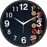 गैलरी व्यूवर में इमेज लोड करें, JaipurCrafts Designer Plastic Wall Clock for Home/Living Room/Bedroom/Kitchen- 12 in (with Ajanta Movement)