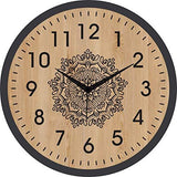 गैलरी व्यूवर में इमेज लोड करें, JaipurCrafts Plastic Wall Clock (Black_12 Inch X 2 Inch X 12 Inch)