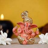 Load image into Gallery viewer, Webelkart Gold Plated Lord Ganesha for Car Dashboard Statue Ganpati Figurine God of Luck &amp; Success Diwali Gifts Home Decor (Size: 7.36 x 3.50 x 6.00 cm)