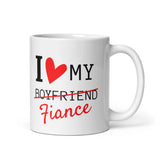 गैलरी व्यूवर में इमेज लोड करें, Webelkart®️ Premium Valentine&#39;s Gift Combo of Pair of Valentine Coffee Mug with 1 Red Gold Rose| Valentine Gift for Girlfriend/Boyfriend