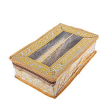 Load image into Gallery viewer, JaipurCrafts Golden Bangle Box Two Roll in Brocade (Golden)